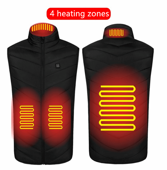 Heated Vest Washable Usb Charging Electric Winter Clothes - Here 4 you