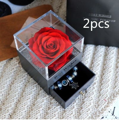 Eternal Flower Rose Jewelry Box - Here 4 you