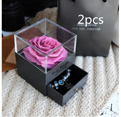 Eternal Flower Rose Jewelry Box - Here 4 you