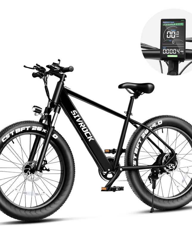Professional Electric Bike For Adults, 26 X 4.0 Inches Fat Tire Electric Mountain Bicycle, 1000W Motor 48V 15Ah Ebike For Trail Riding, Excursion And Commute, UL And GCC Certified (USA ONLY)