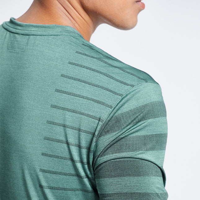 Workout Clothes Men's Short-sleeved Shirt Sports Suit Breathable T-shirt - Here 4 you