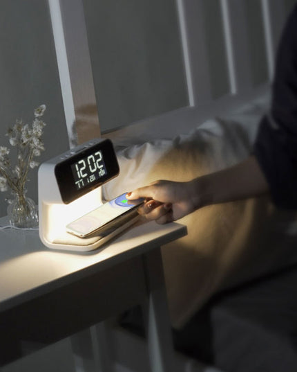 3 In 1 Wireless Charging Bedside Lamp - Here 4 you