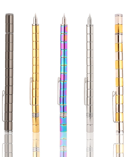 Students Unzip And Sign A Variety Of Magnetic Pens