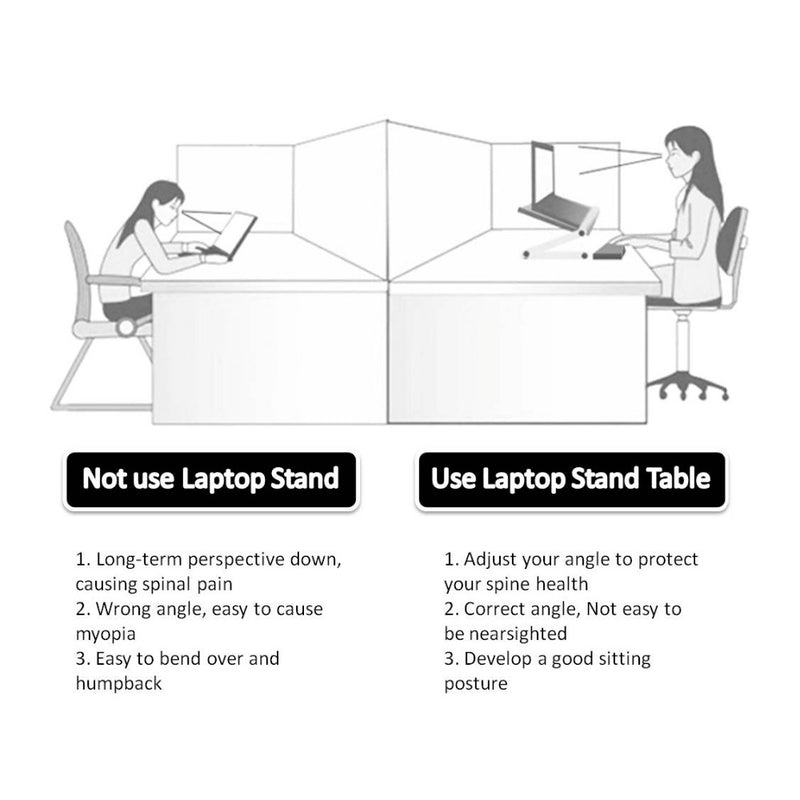 Foldable Laptop Stand Ergonomic Desk Tablet Holder - Here 4 you