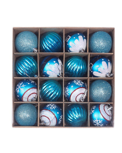 Christmas Tree Decorations Xmas Ornaments Red Gold Silver Blue