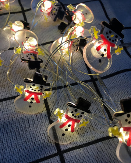 Christmas Decoration Light LED String Lights Santa Claus Snowflakes Pumpkin Lantern Ghost Halloween Christmas For Home Decor