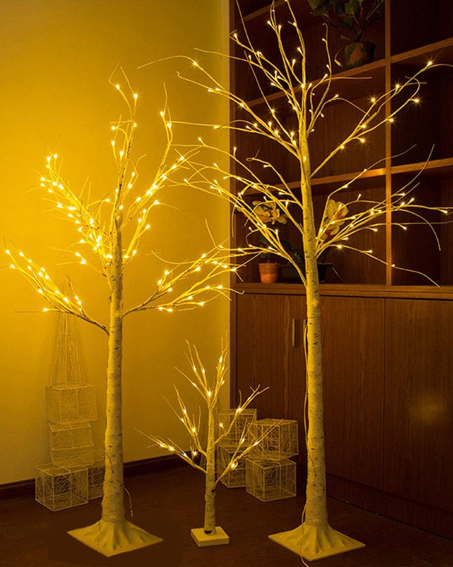 Birch tree decoration lights