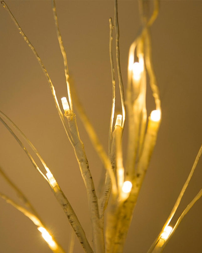 Birch tree decoration lights