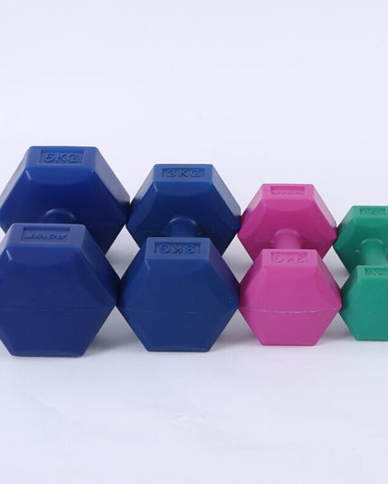 Ladies Gym Aerobics Filling Sand Hexagon Dumbbell - Here 4 you