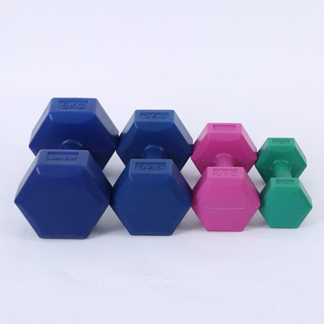 Ladies Gym Aerobics Filling Sand Hexagon Dumbbell - Here 4 you