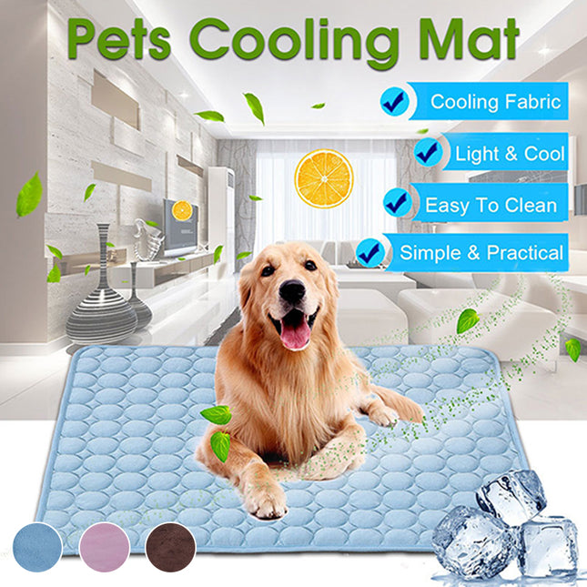 Summer Cooling Mats Blanket Ice Bed For Pets - Here 4 you