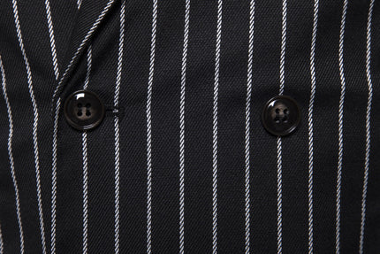 Retro Striped Plus Size Sleeveless Suit Vest Double Breasted Waistcoat - Here 4 you