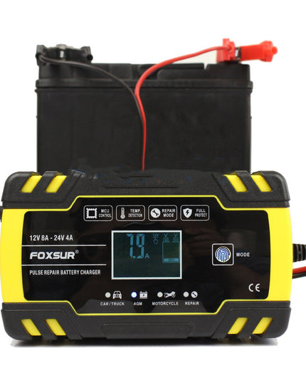 Motorcycle Car Battery Charger 12V 24V Truck Repair Type - Here 4 you