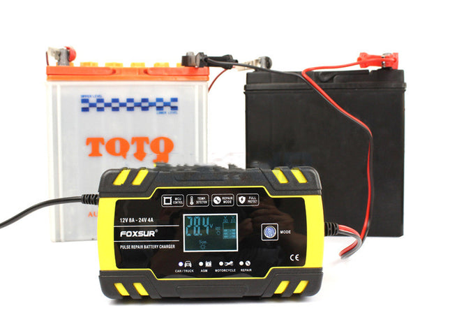 Motorcycle Car Battery Charger 12V 24V Truck Repair Type - Here 4 you