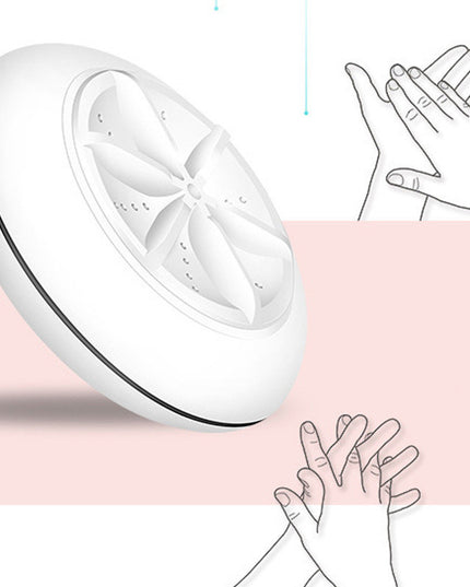 Travel Portable Staff Dormitory Ultrasonic Cleaning Foldable Mini Washing Machine