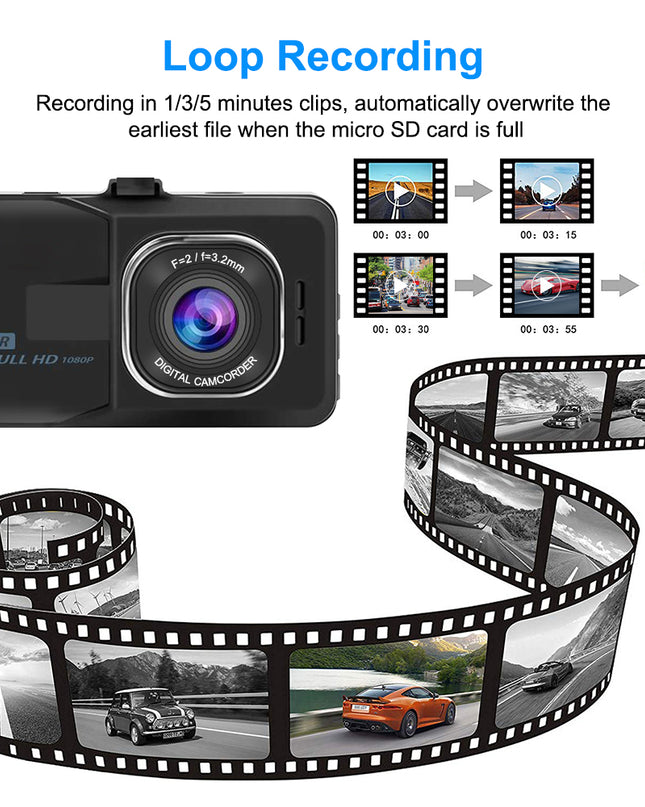 HD Night Vision Driving Recorder