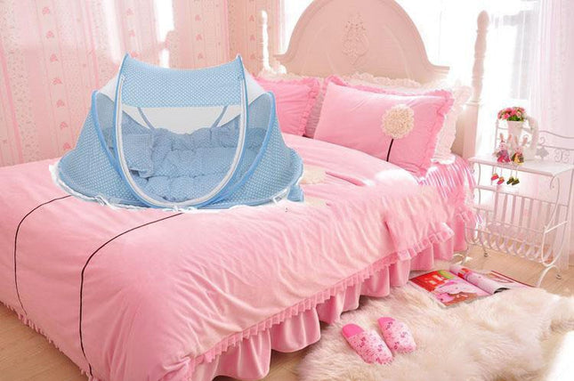 Foldable  Baby Bed Net With Pillow Net 2pieces Set - Here 4 you