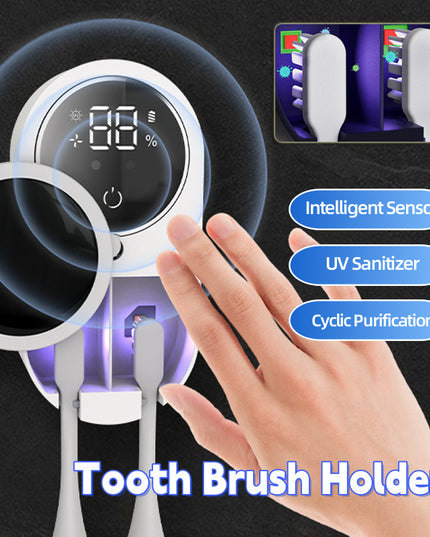 Tooth Brush Holder Sanitizer Uv Toothbrush Sanitizer Toothpaste Accessories Portable Toothbrush Sterilizer Portable Disinfectant