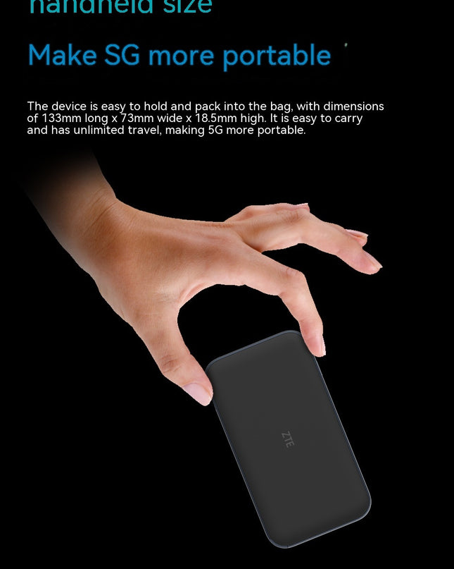 5G Portable WiFi6 Mobile Card Router