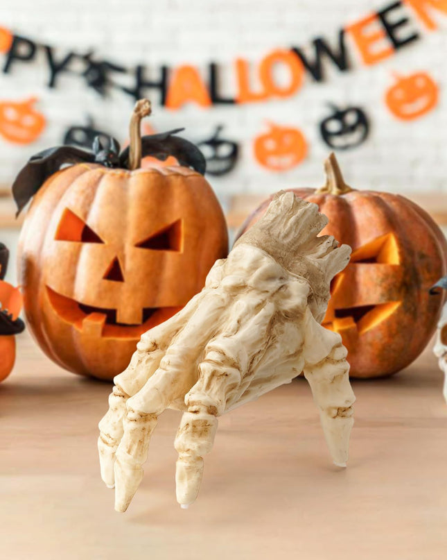 Halloween Electric Luminous Crawling Hand Animated Decoration Induction Luminous Decoration Zombie Hand With Spooky Sound