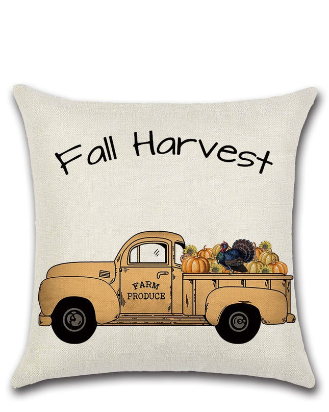 Thanksgiving theme pillowcase cushion cover