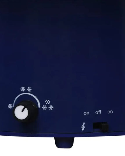 Snowing Christmas Tree With Umbrella Base Blue 2 Ft PVC