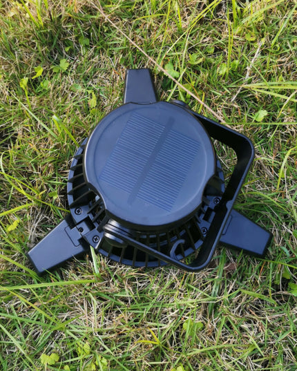 USB Foldable Solar Camping Light and Fan - Here 4 you
