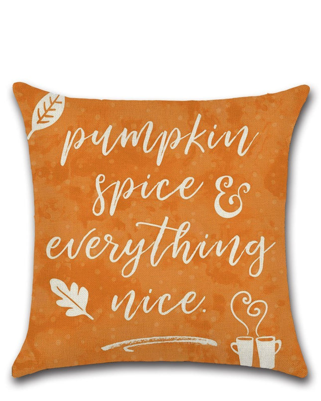 Thanksgiving theme pillowcase cushion cover