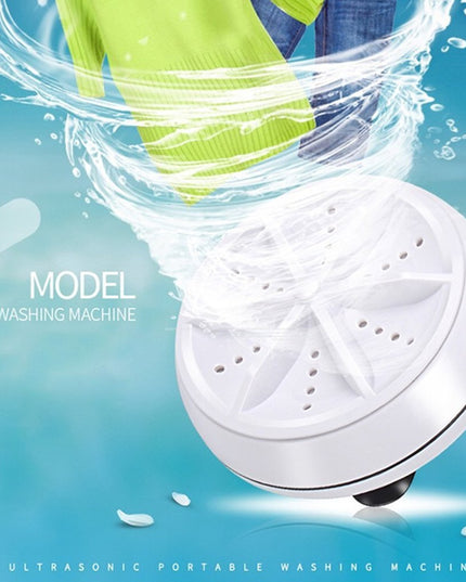 Travel Portable Staff Dormitory Ultrasonic Cleaning Foldable Mini Washing Machine