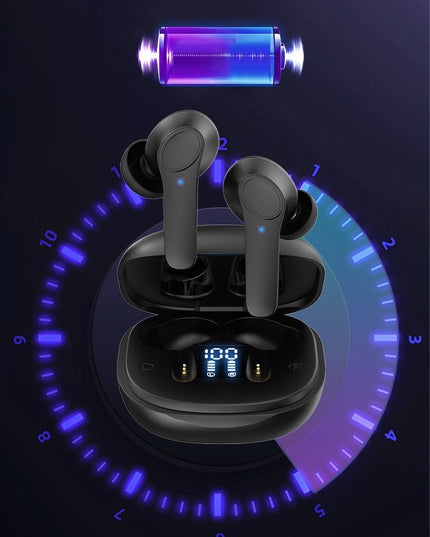 Wireless Bluetooth-compatible Translation Headphones Portable In-ear Translator