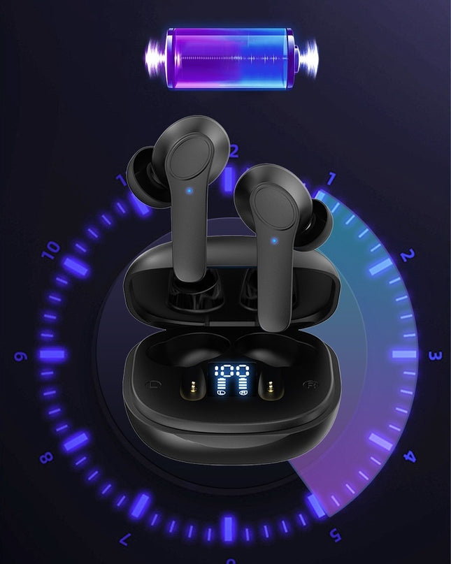 Wireless Bluetooth-compatible Translation Headphones Portable In-ear Translator