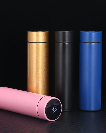 500ML Smart Water Bottle Stainless Steel Vacuum Flasks Intelligent Temperature Display Coffee Mug Cup