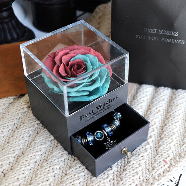 Eternal Flower Rose Jewelry Box - Here 4 you
