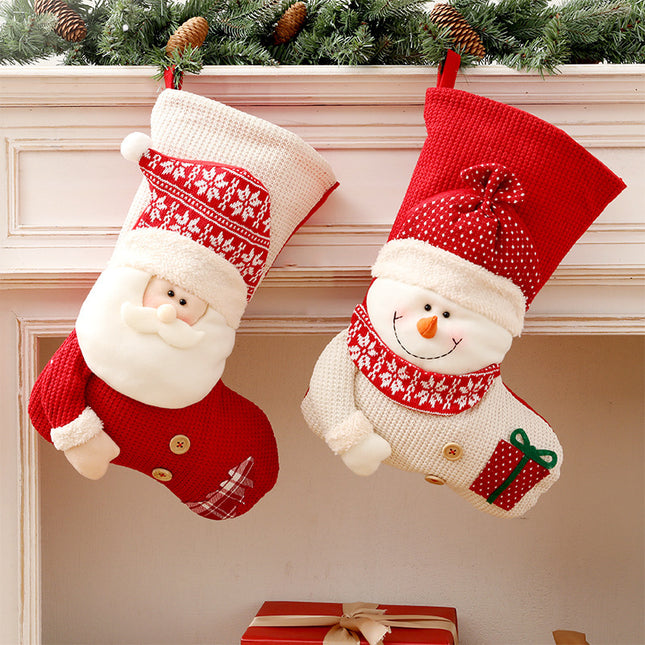 Stockings for Christmas Decorations & Christmas Knitted Socks