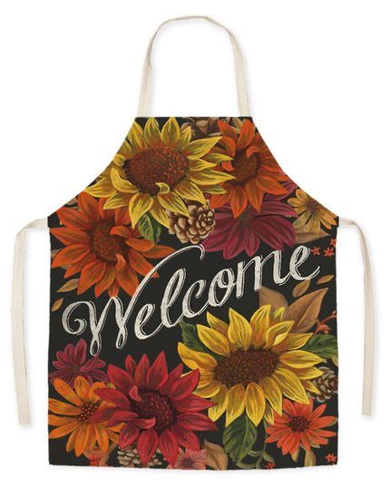 Thanksgiving Apron Turkey Pumpkin Creative Kitchen