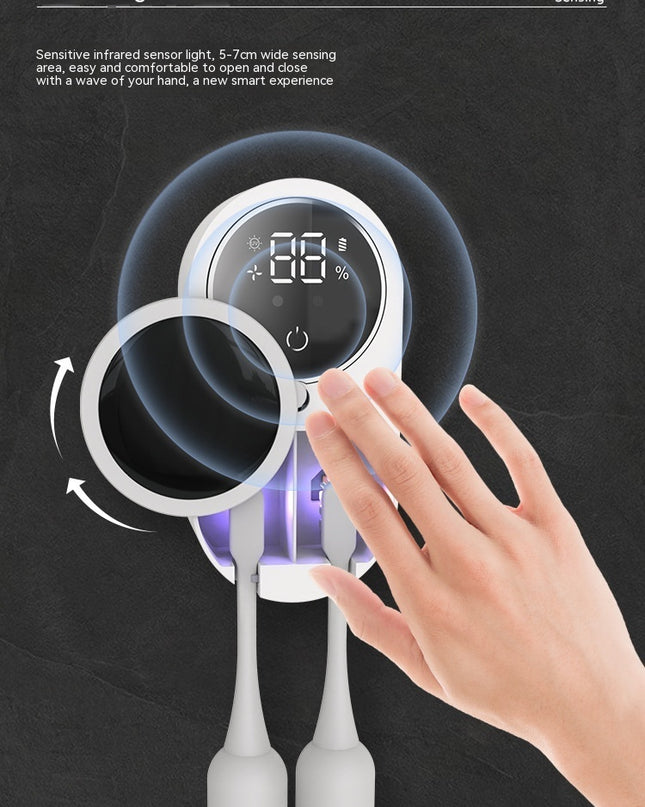 Tooth Brush Holder Sanitizer Uv Toothbrush Sanitizer Toothpaste Accessories Portable Toothbrush Sterilizer Portable Disinfectant