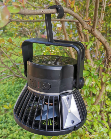 USB Foldable Solar Camping Light and Fan - Here 4 you
