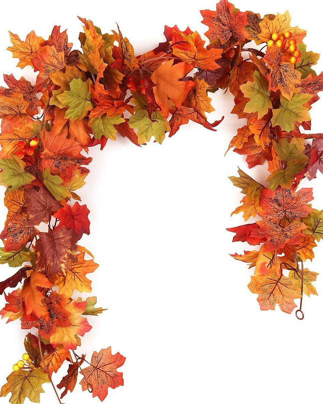 Thanksgiving Rattan Maple Rattan Decoration