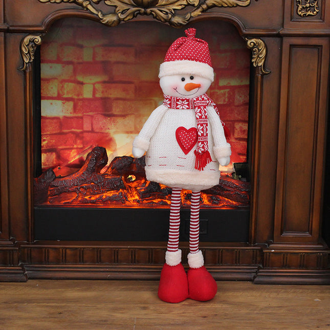Christmas Decorations For Home Big Santa Claus Doll Children Xmas Gift Christmas Tree Decor