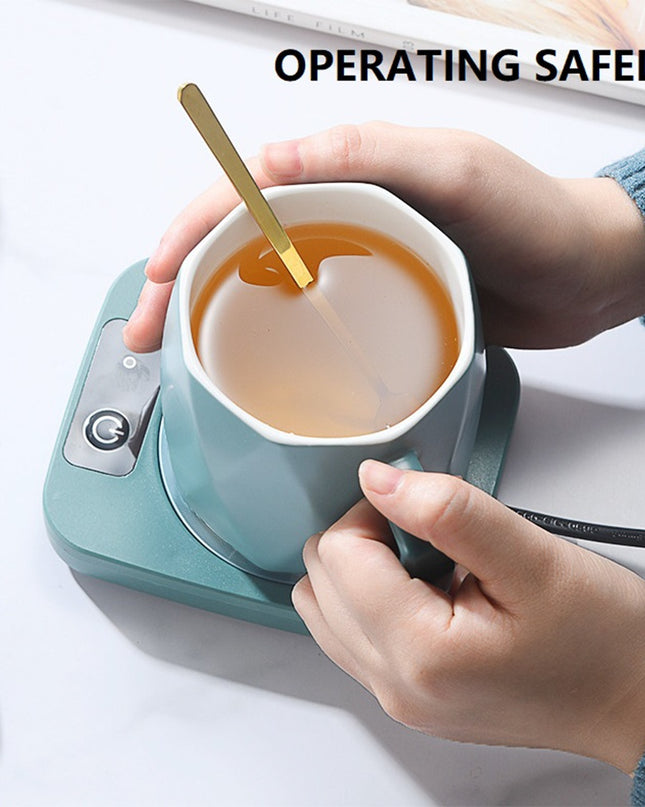 Electric Tea Water Heating Pad Constant Temperature Coffee Mug Heating Coaster Lightweight Water Pad Heater Safe For Home Office