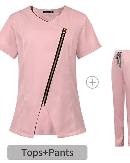 Short Sleeve Elastic Nurse Suit