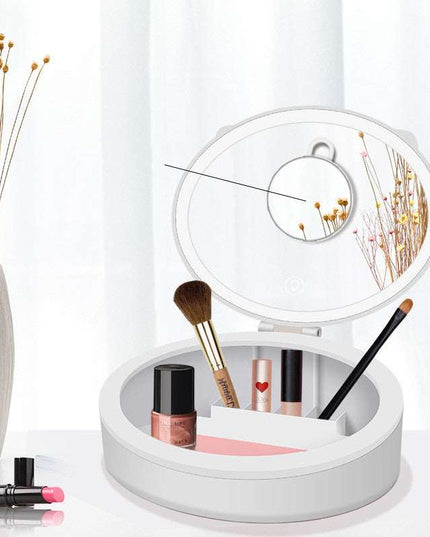 Girls LED Makeup Mirror Desktop - Here 4 you