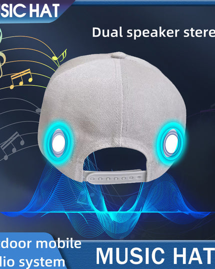 Bluetooth-compatible Music Hat Tennis Music Listening