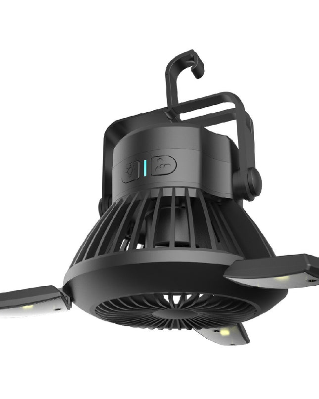 USB Foldable Solar Camping Light and Fan - Here 4 you