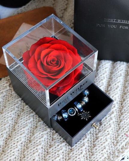 Eternal Flower Rose Jewelry Box - Here 4 you