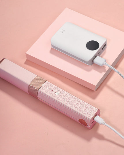 Cordless USB Mini Ceramic Hair Straightener - Here 4 you