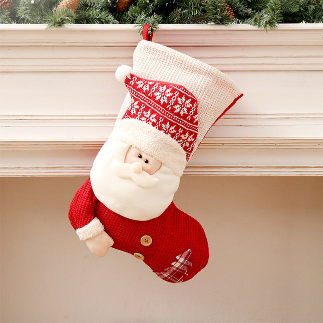 Stockings for Christmas Decorations & Christmas Knitted Socks