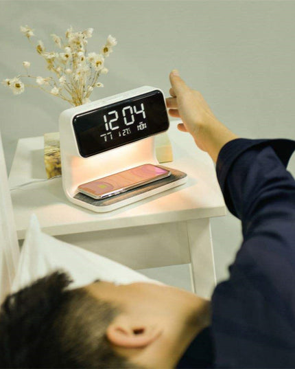 3 In 1 Wireless Charging Bedside Lamp - Here 4 you