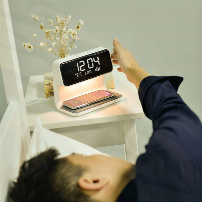 3 In 1 Wireless Charging Bedside Lamp - Here 4 you