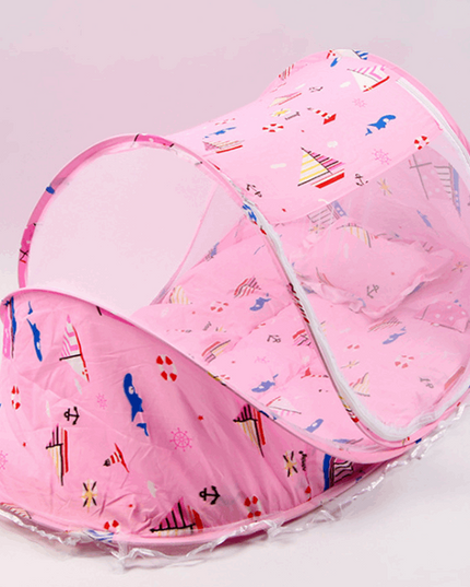 Foldable  Baby Bed Net With Pillow Net 2pieces Set - Here 4 you